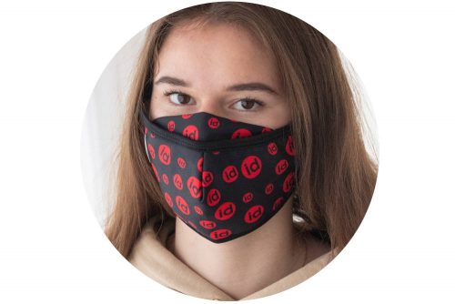 Mundschutz Gesichtsschutz Maske-textil-bedruckt